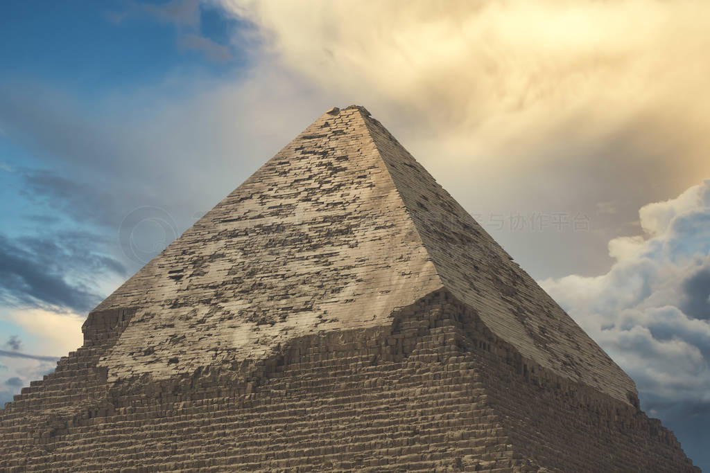 pyramids of Giza, in Egypt.