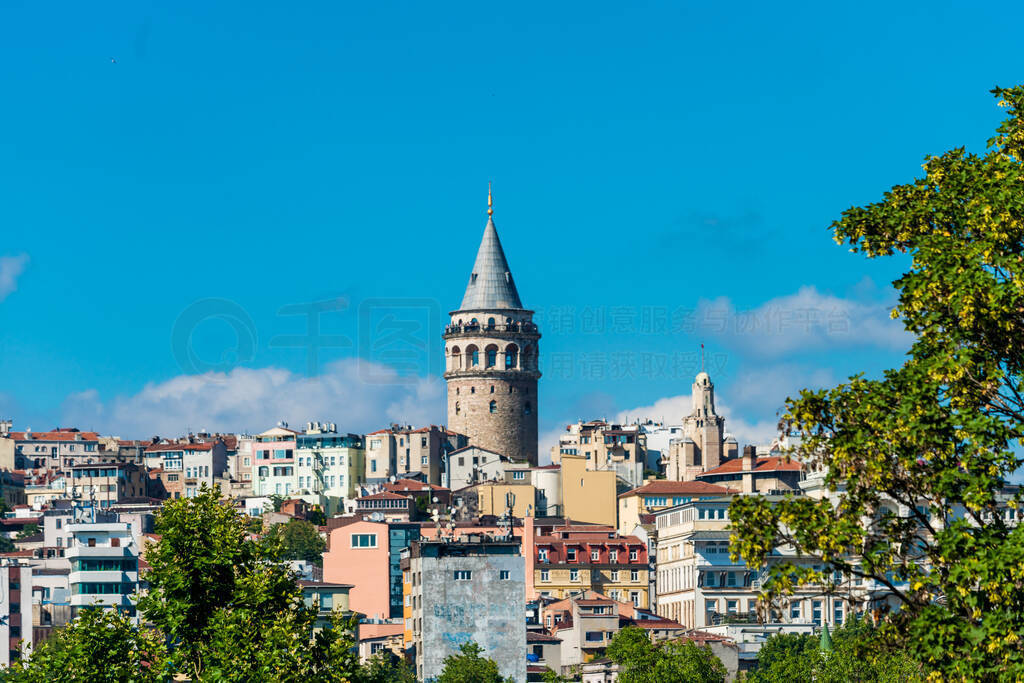 Galata Tower in Istanbul Turkey