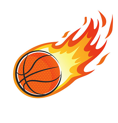 火 篮球背景图片免费下载