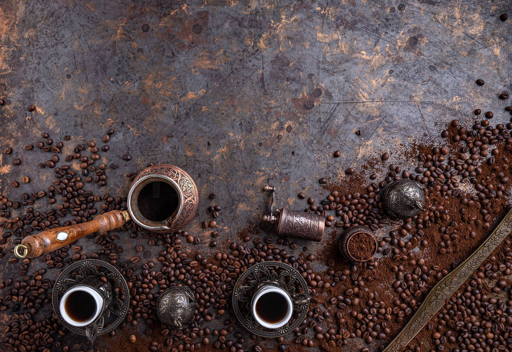 Turkish coffee concept