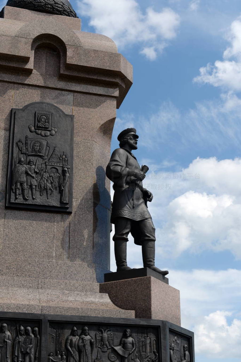 Fragment of the monument to the 1000th anniversary of the city