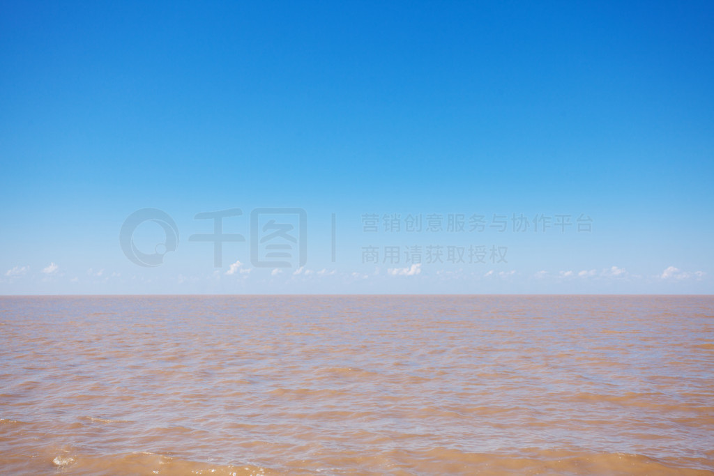 Water area? La Plata River in the background of blue sky