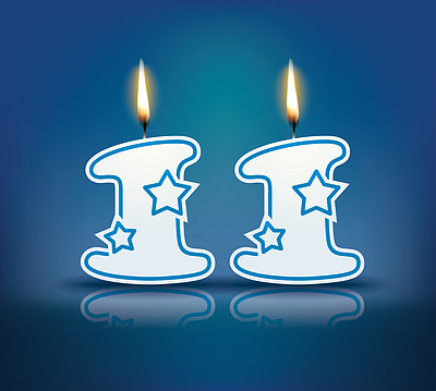 生日蜡烛数 11