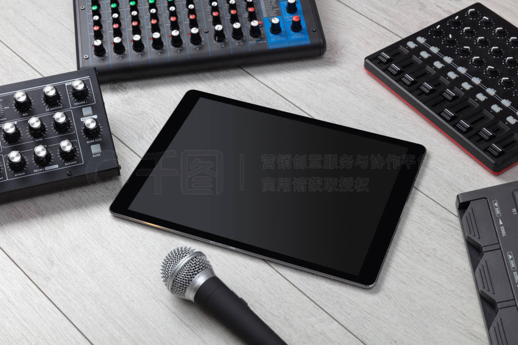 Tablet and electronic music instruments