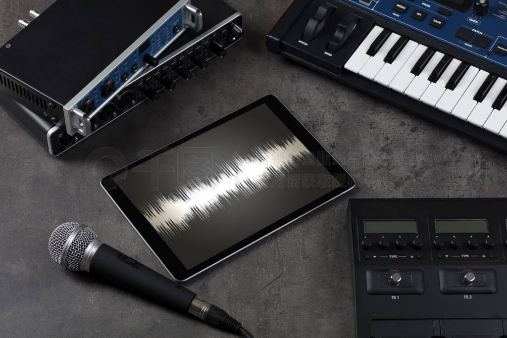 Tablet and electronic music instruments