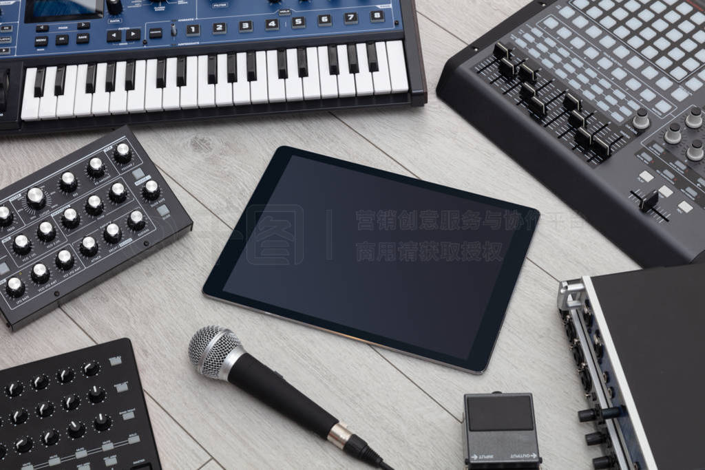 Tablet and electronic music instruments