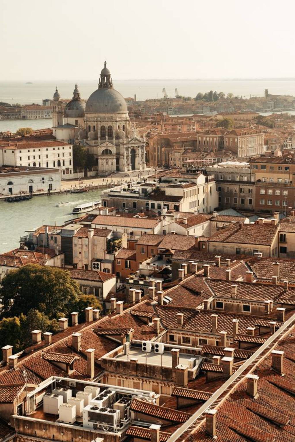 Venice skyline viewed from above