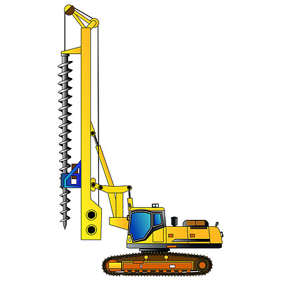 钻地机动画图片