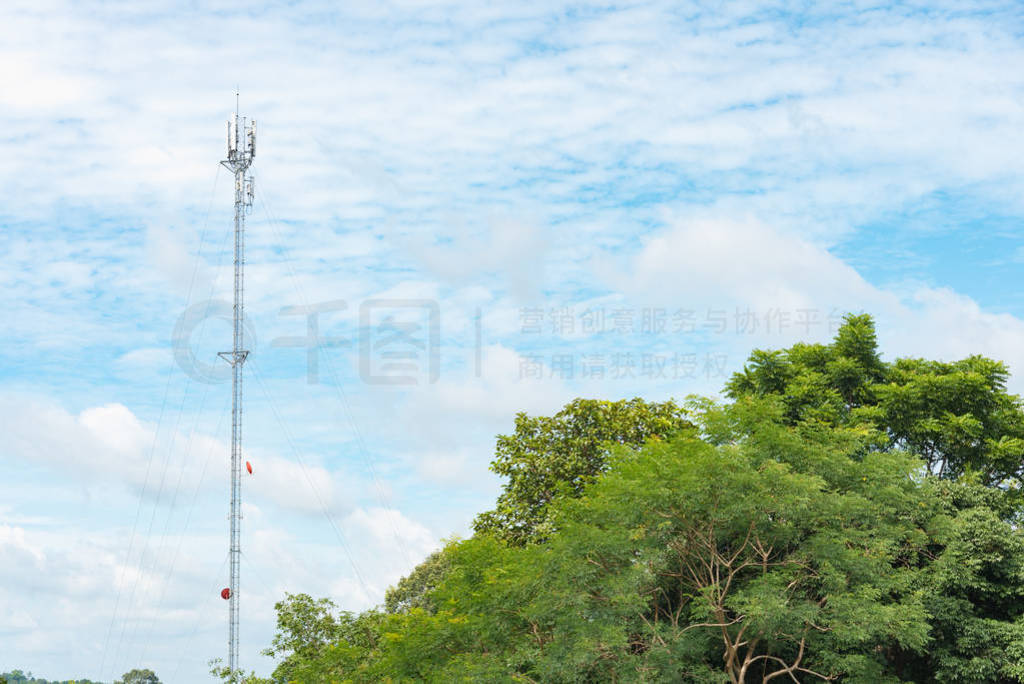Antenna signal pole