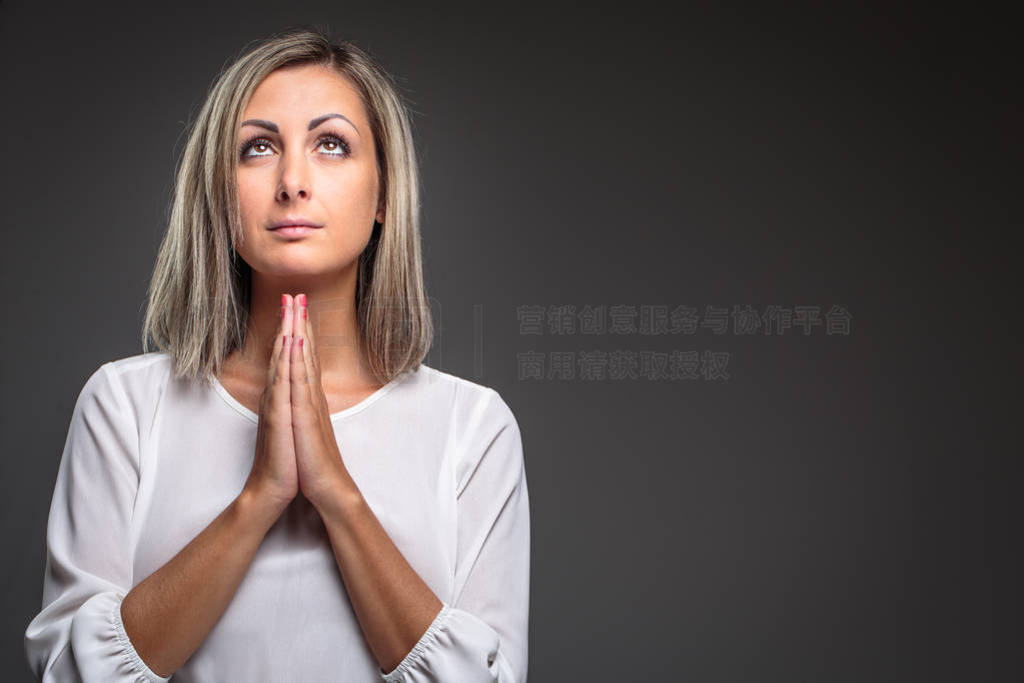 Praying Woman - woman praying to her God