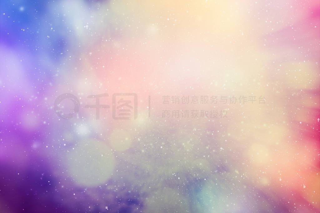 Elegant abstract background with bokeh defocused lights and star