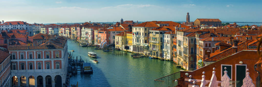 Panoramic view of the Grande Canal