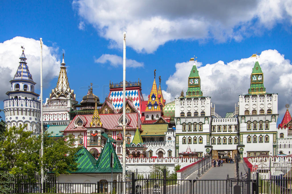 Izmailovsky Kremlin in Moscow, Russia