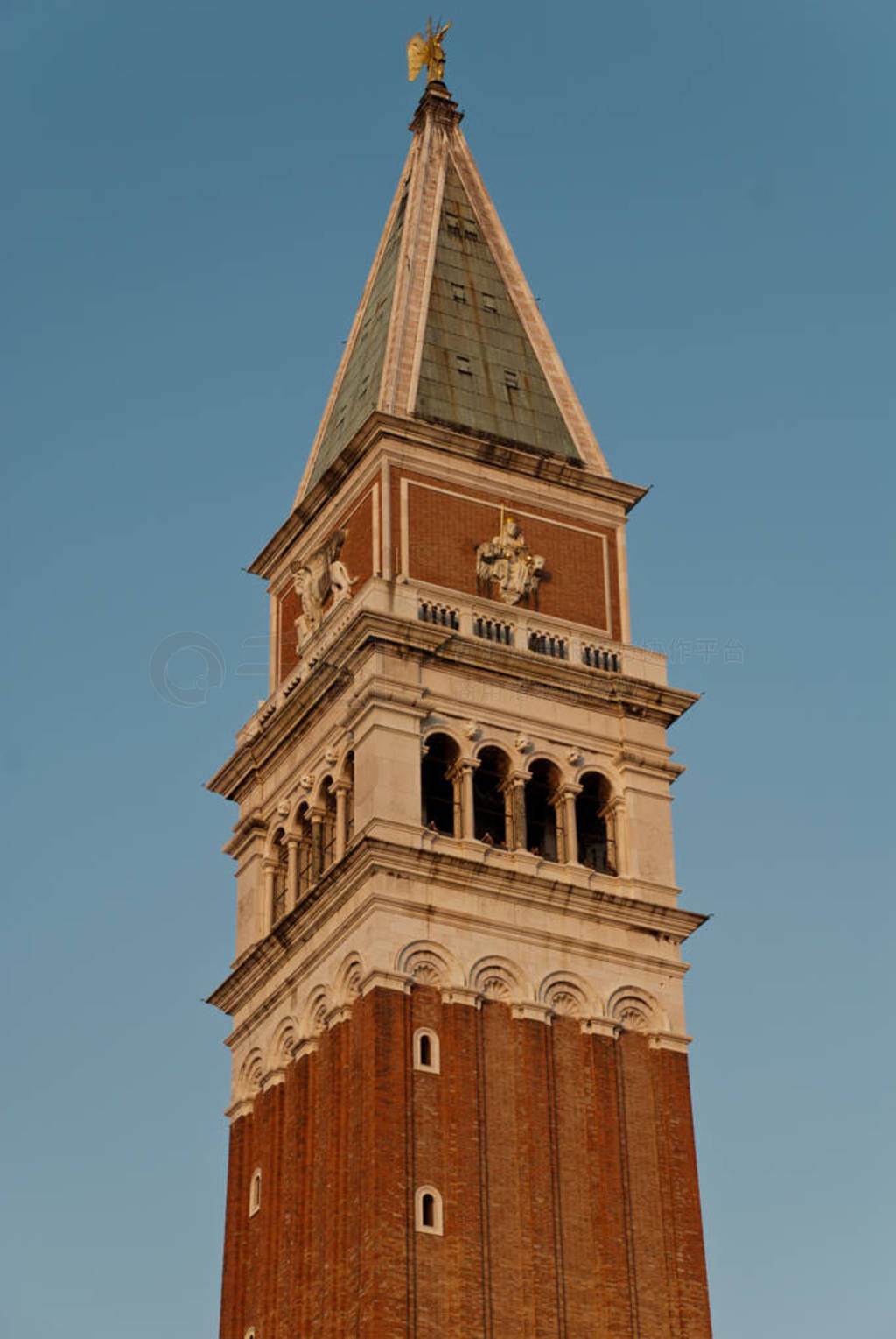 Venice in the evening sun: View of Campanile