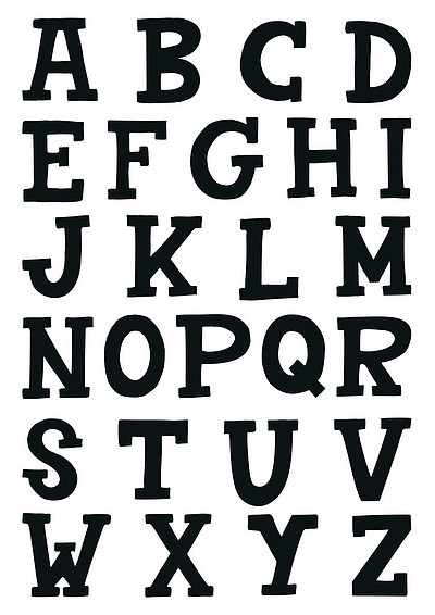 斯拉夫字母和拉丁字母图片