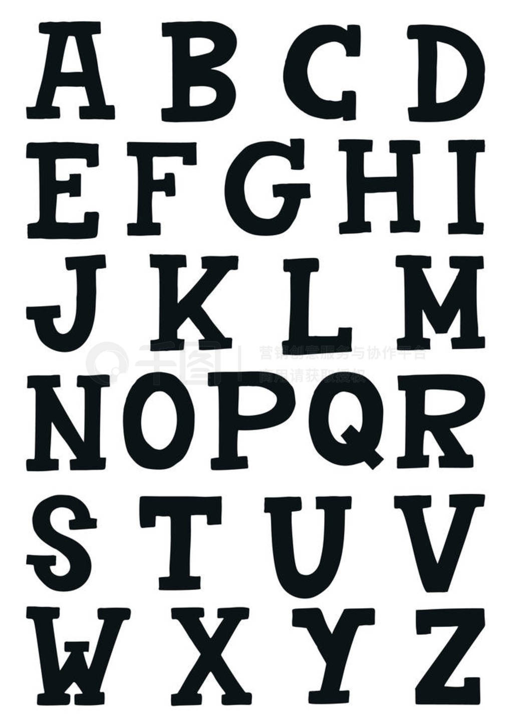拉丁字母海报图片