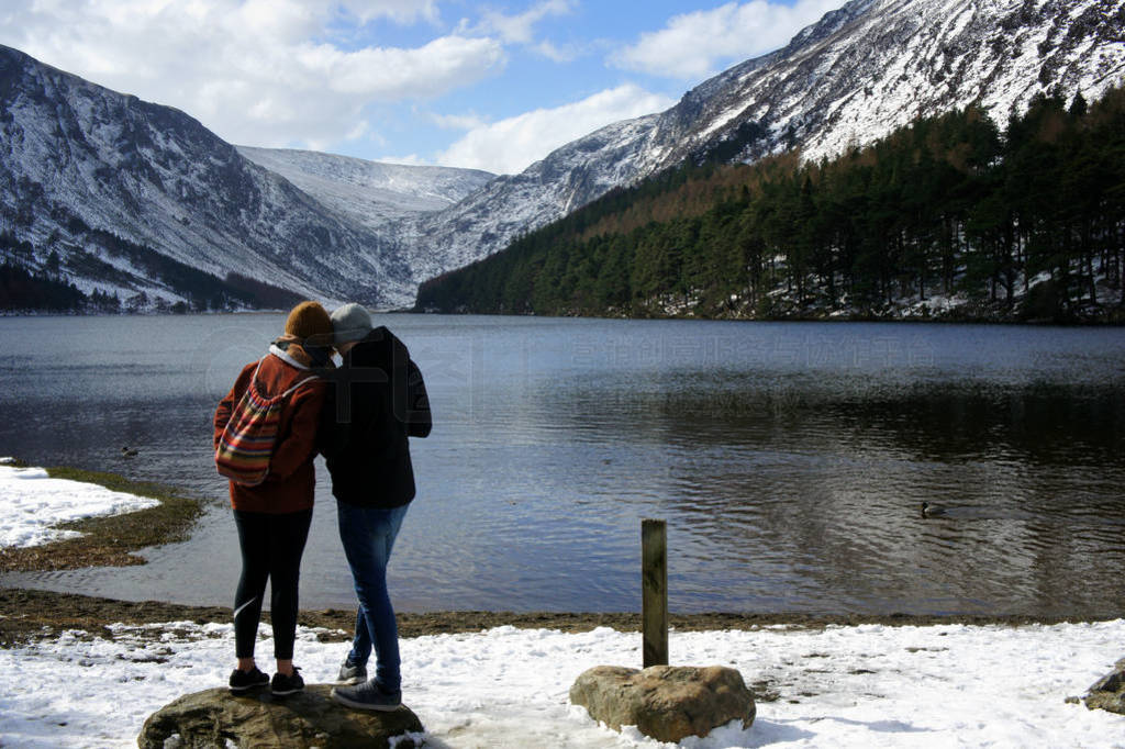 ɽϵĺߡϲ Lake.Glendalough.Wicklow ɽ. 