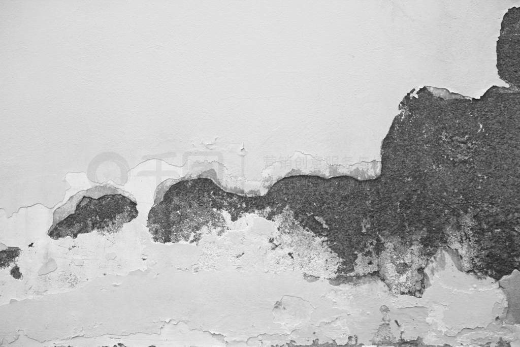 Empty Gray and White Background From The Old Wall Of The Buildin