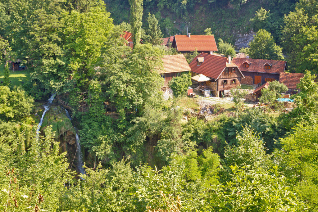 pueblo Rastoke en Ro korana