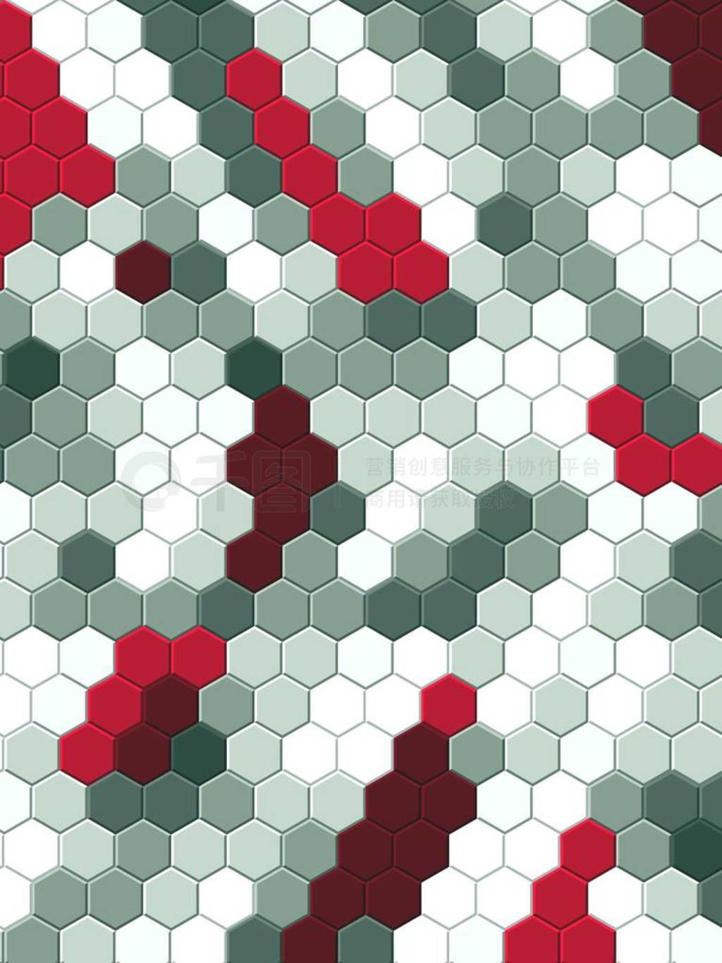 Honeycomb Dark red, grid seamless background or Hexagonal cell