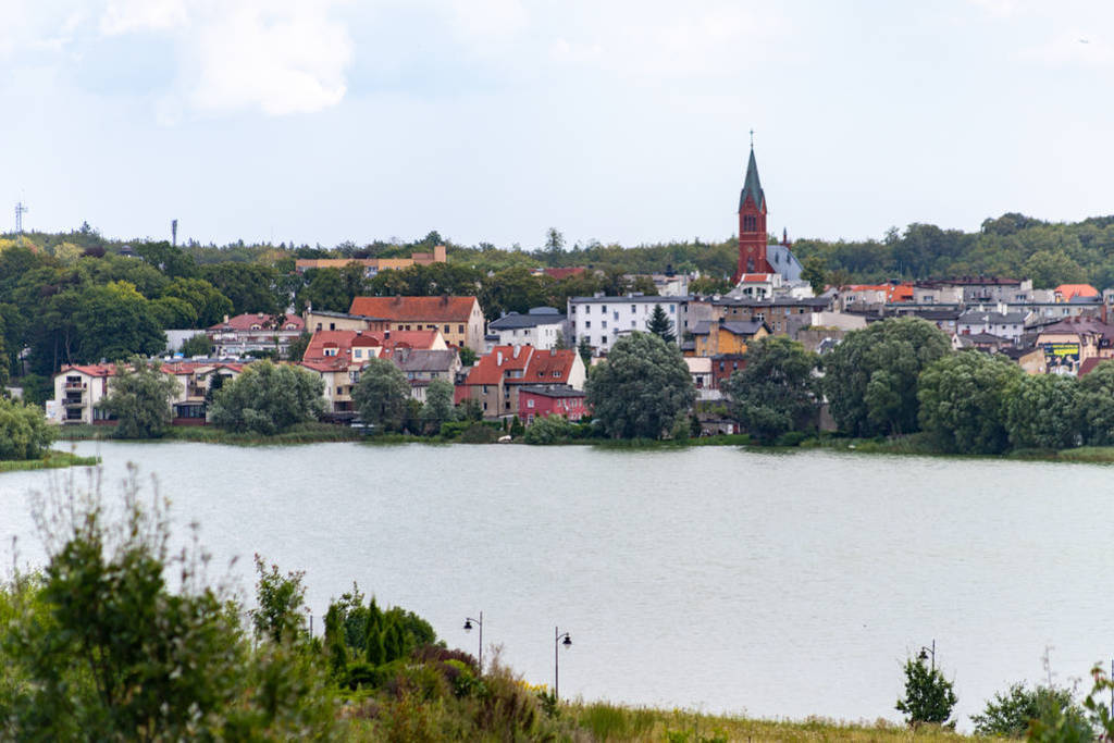 Kartuzy, pomorskie / Poland - August, 13, 2019: View of a small