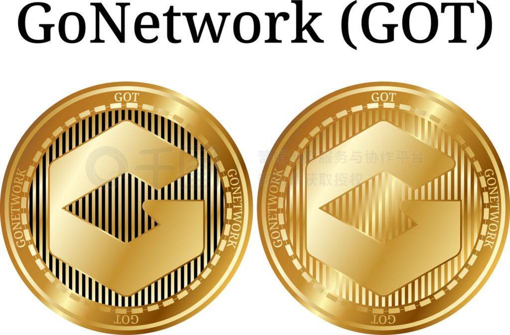 һʵ Gonetwork (õ),  cryptocurrencyGonetwork () ͼ꼯ڰɫ