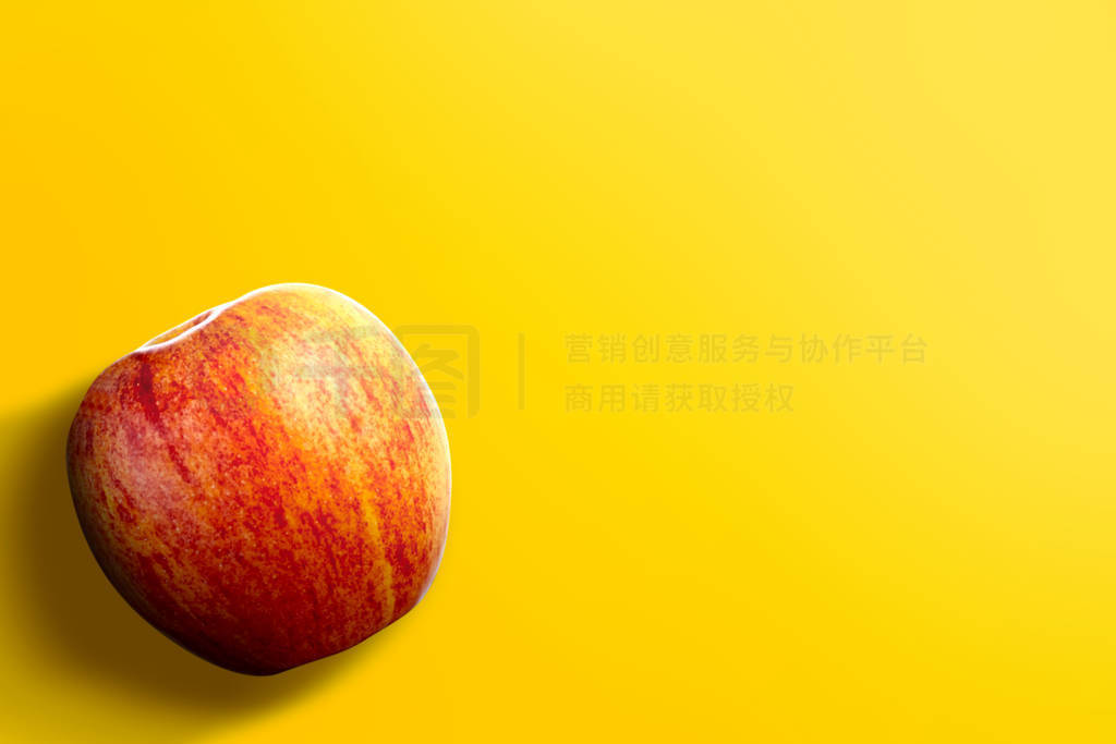 Apple in vibrant color