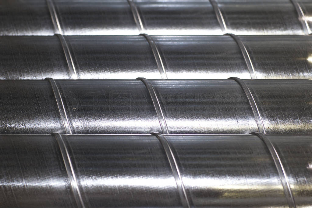 Elements and parts made of galvanized sheet for various ventilat