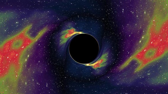黑洞拉入恒星时空漏斗坑插图背景新质量普适科学酷炫4k库存图片