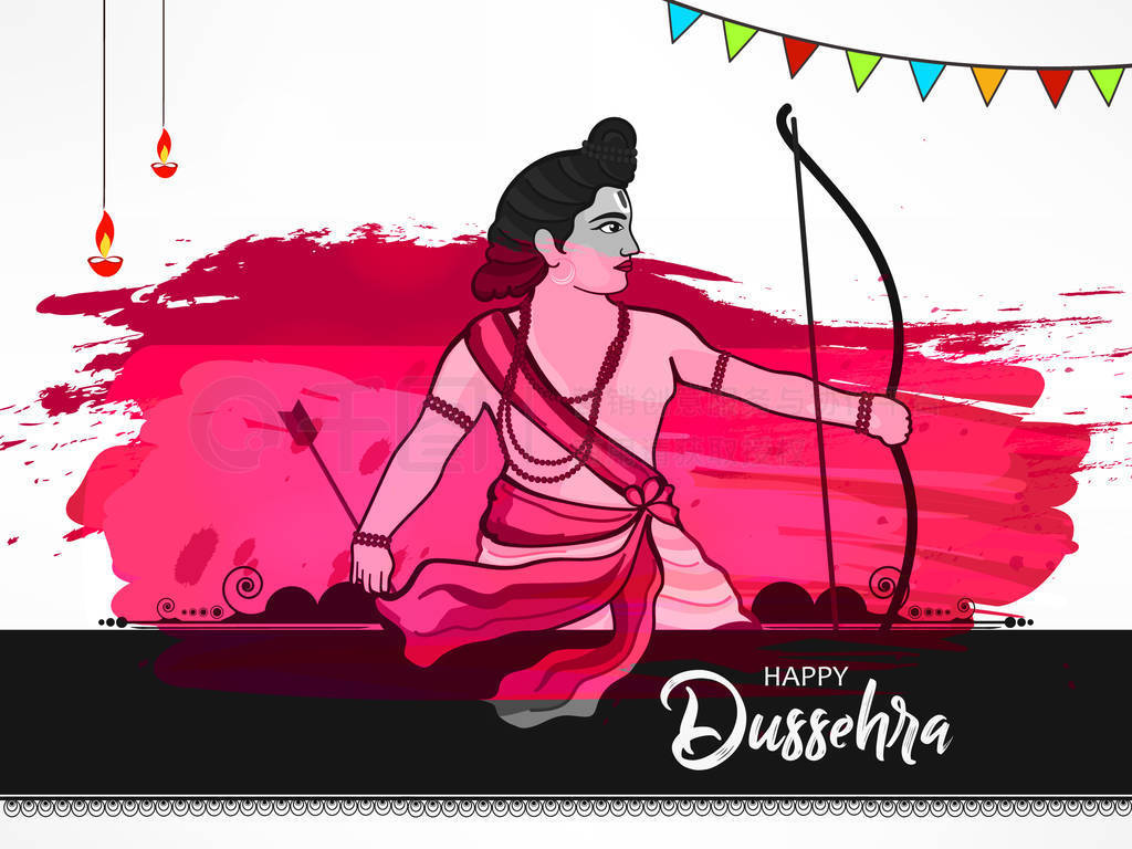 Dussehra ˾йͼͷںڰױۺɫ۵