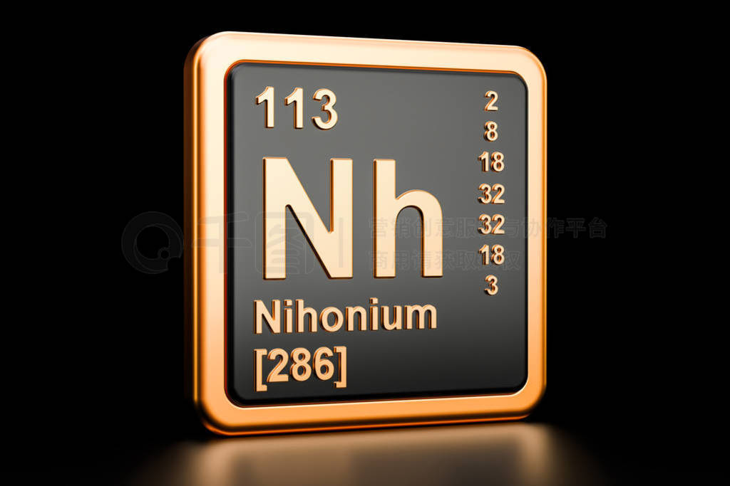 Nihonium Nh ѧɷ֡3d Ⱦ