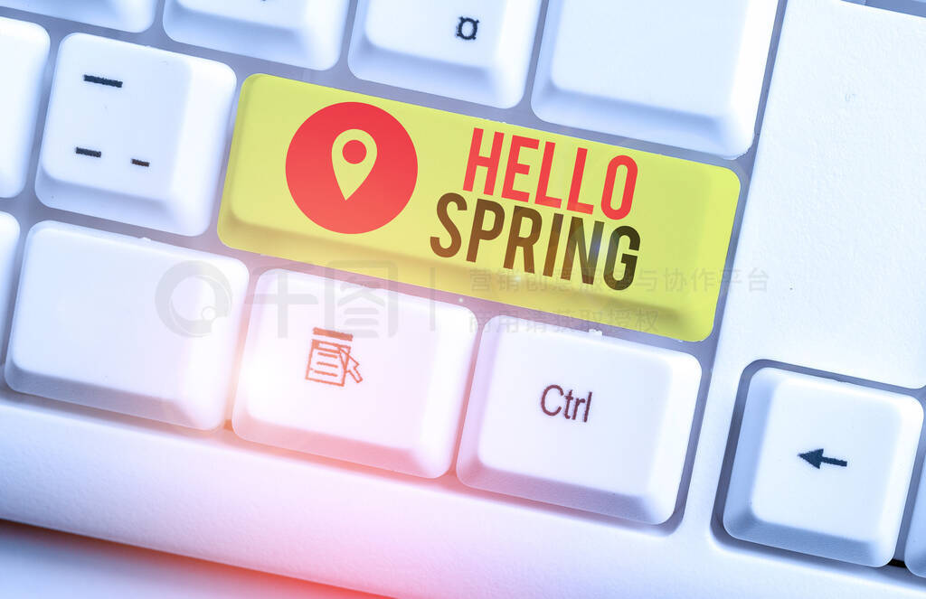 ʾHello Springֱ־ͼӭļڣɫԼ̿հױʼֽϷɫƿռ䡣