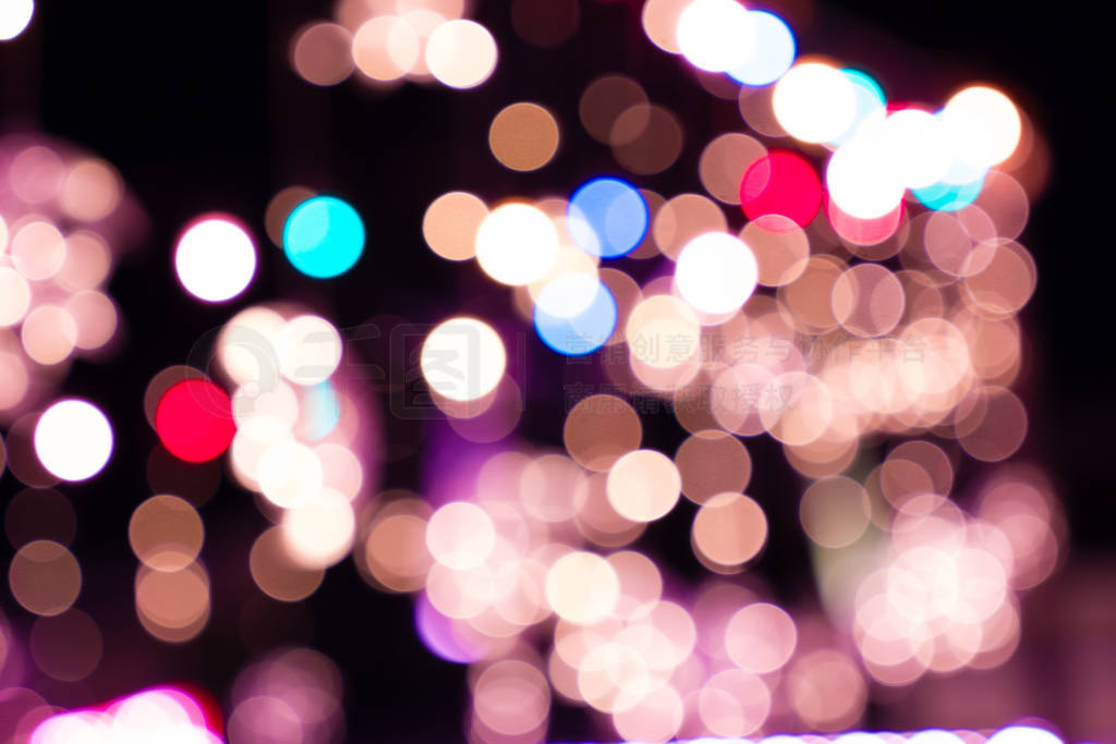 blurred abstract bokeh background for Decorations for New Year