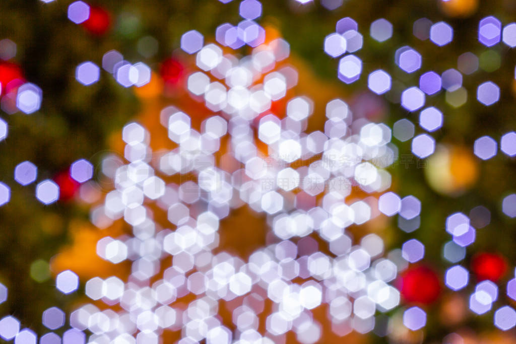 blurred abstract bokeh background for Decorations for New Year