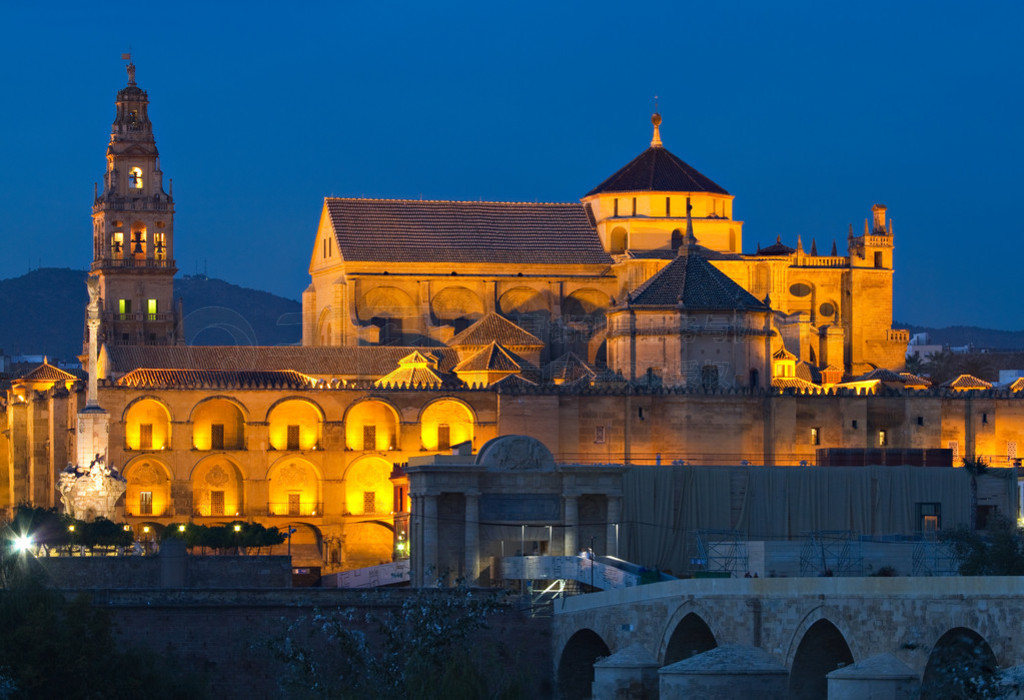 Cathedral?Mosque of Cordoba at the blue hour