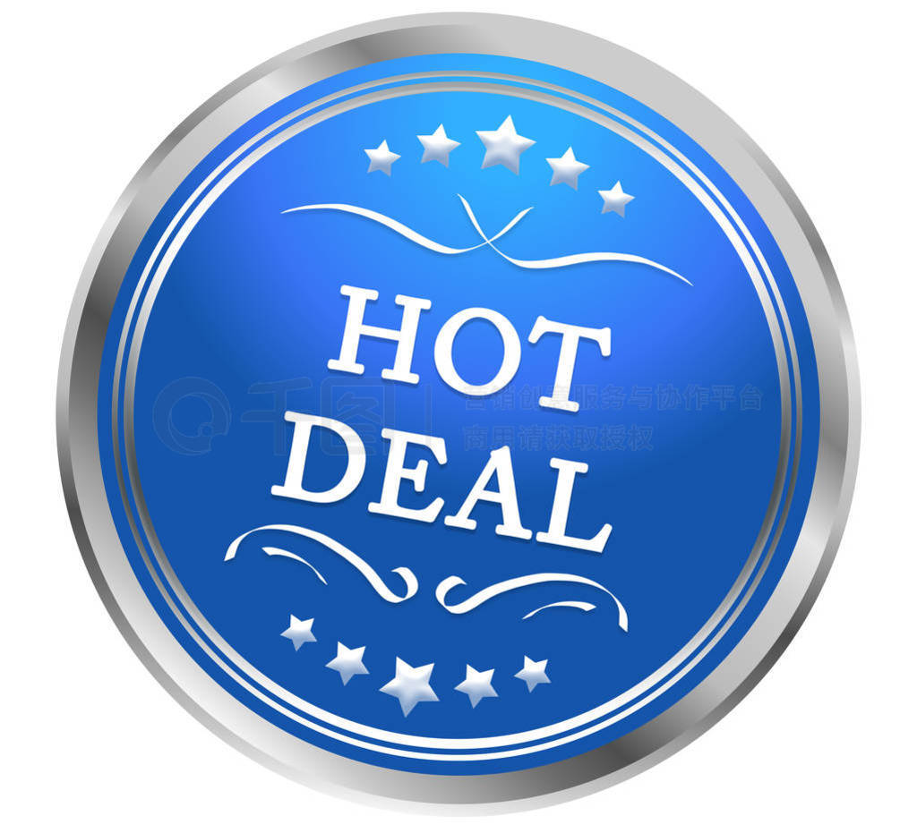 hot deal web Sticker Button
