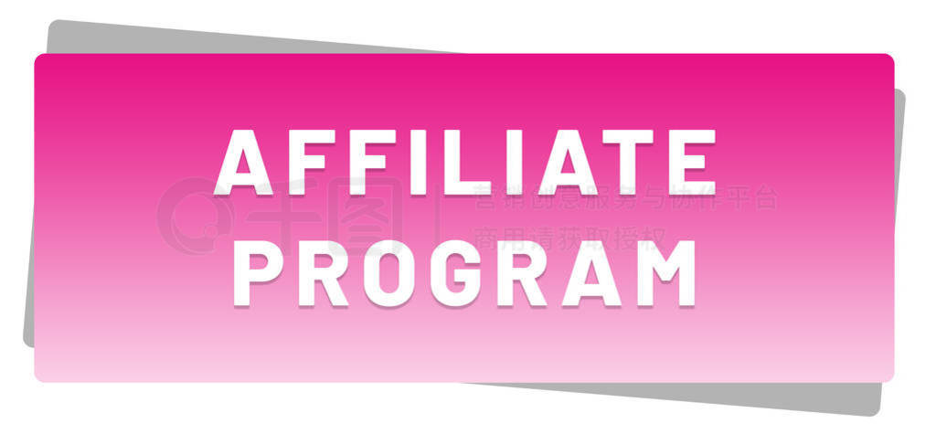 Affiliate program web Sticker Button