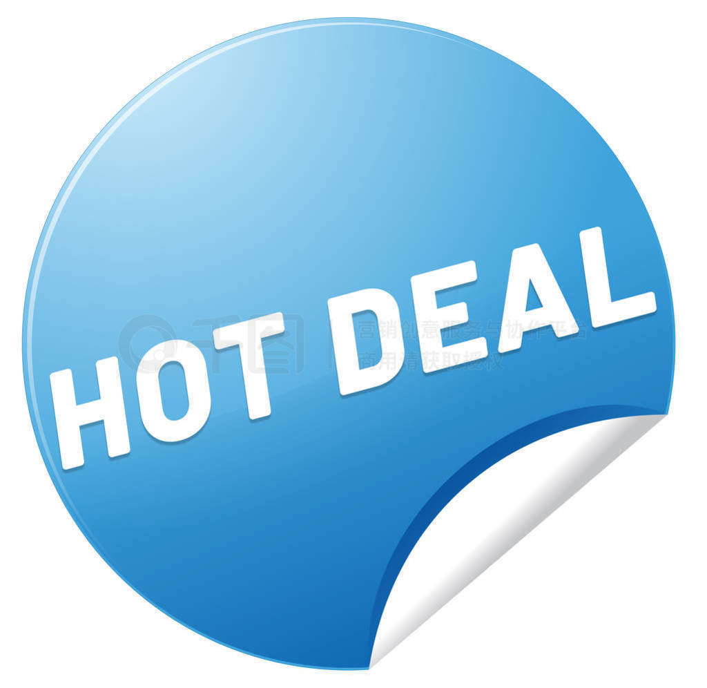 hot deal web Sticker Button