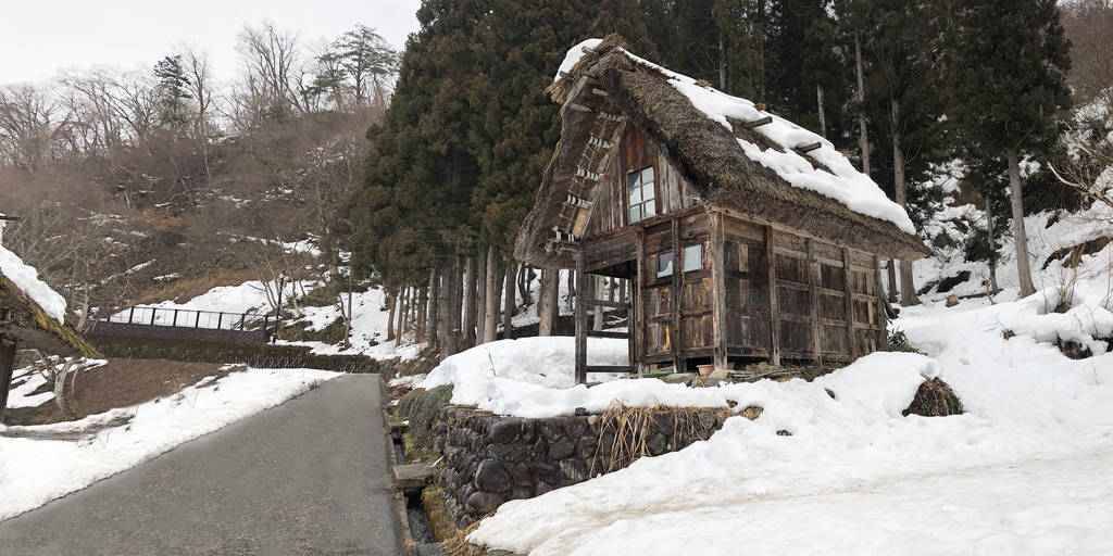 Traditional house in Shirakawago, Gifu Prefecture, Japan