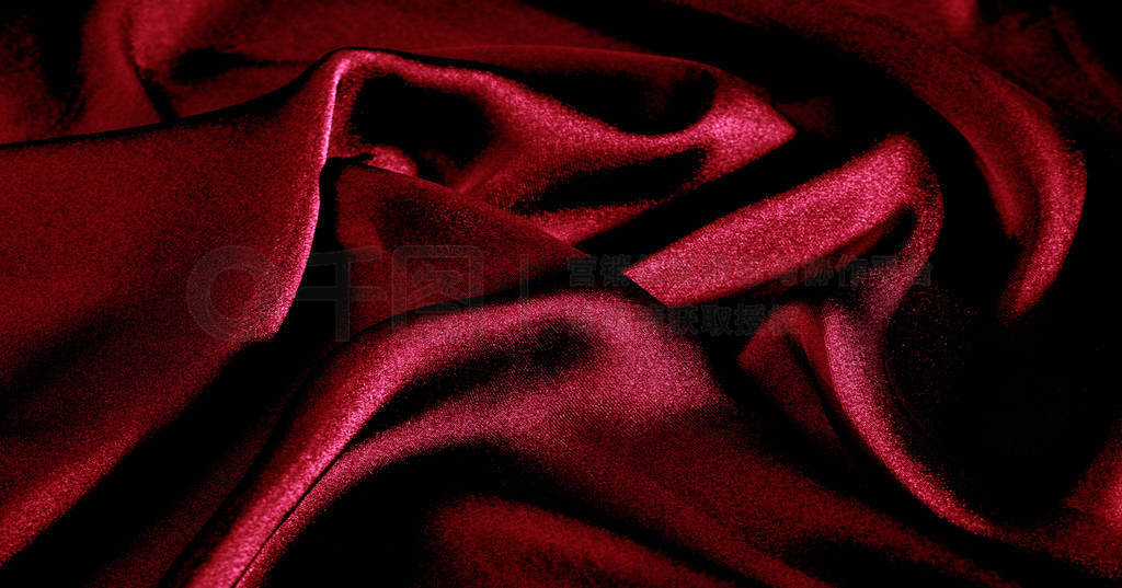 Background, pattern, texture, wallpaper, red silk fabric. Add a