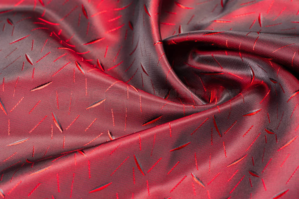 textured, background. drawing. Red silk fabric. This particular