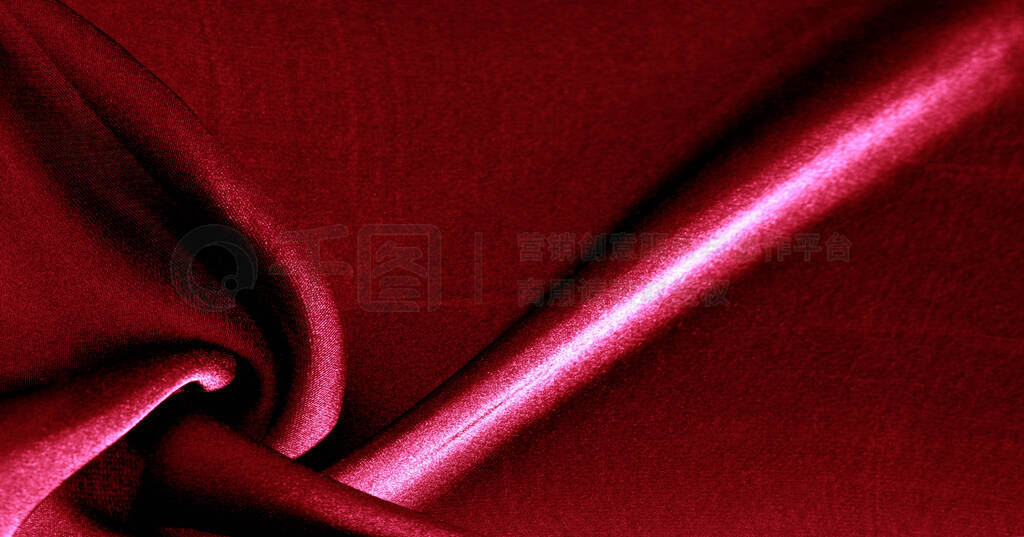 Background, pattern, texture, wallpaper, red silk fabric. Add a