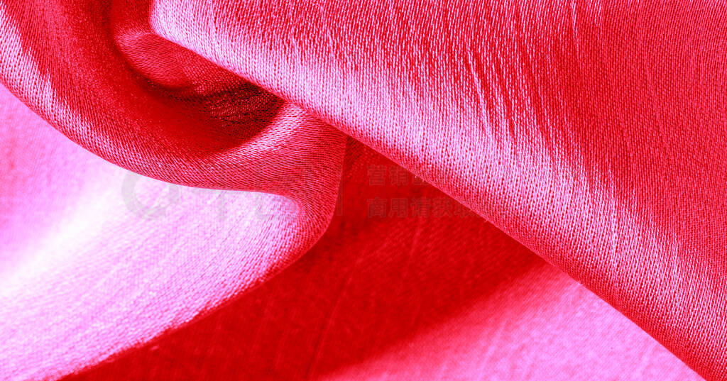 Background pattern texture wallpaper, crimson pink silk fabric.