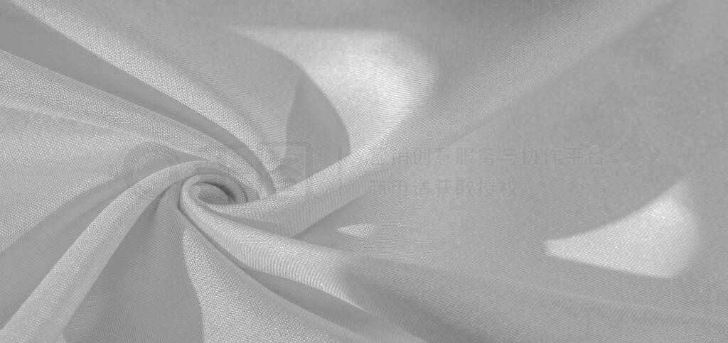 Texture, background, pattern, silk fabric of white color, solid
