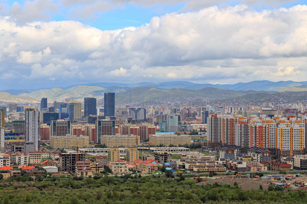 Mongolia, Ulaanbaatar. Panarama is the capital of Mongolia, the