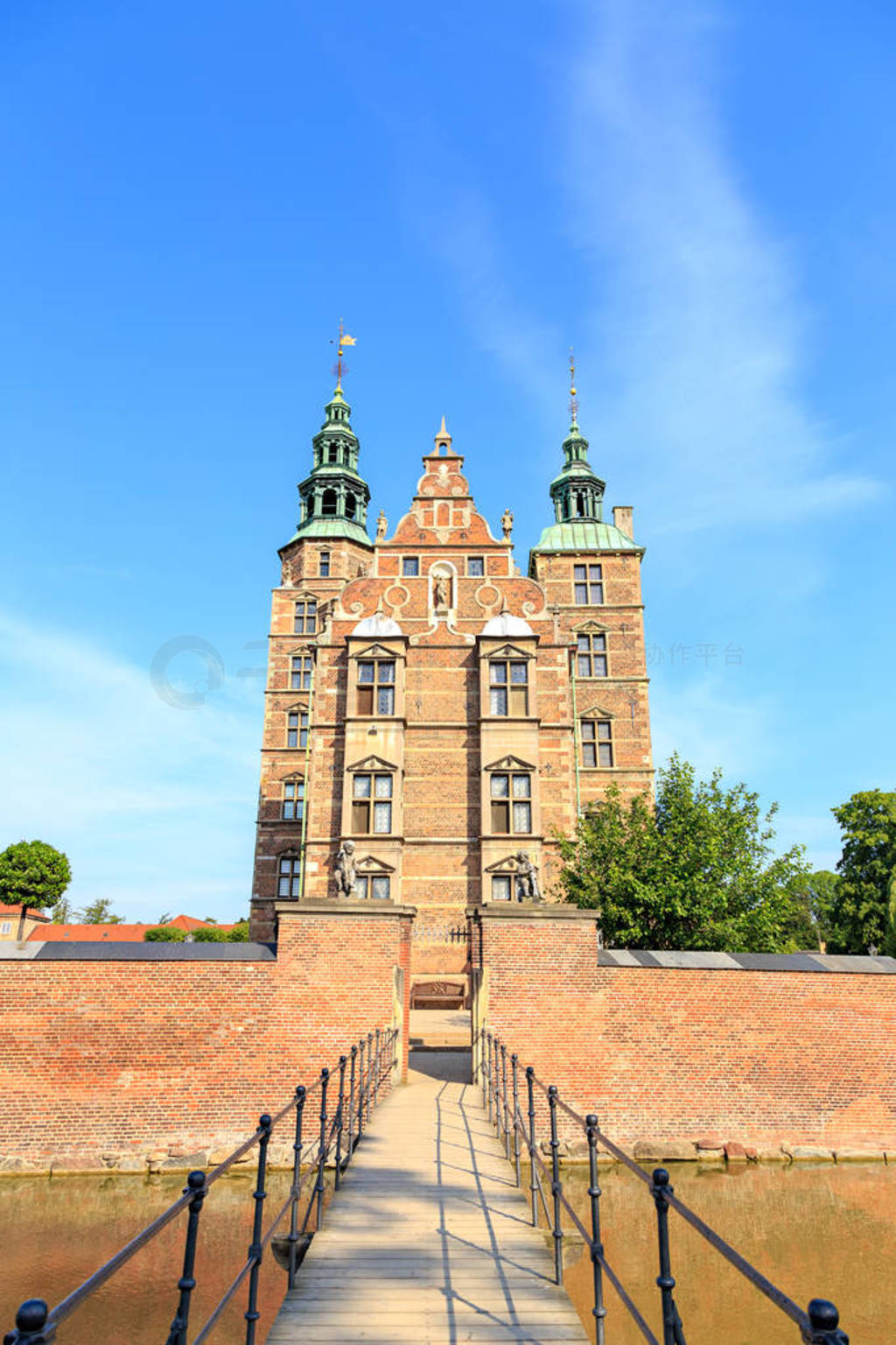 Copenhagen, Denmark. Rosenborg Castle. The palace of the era of