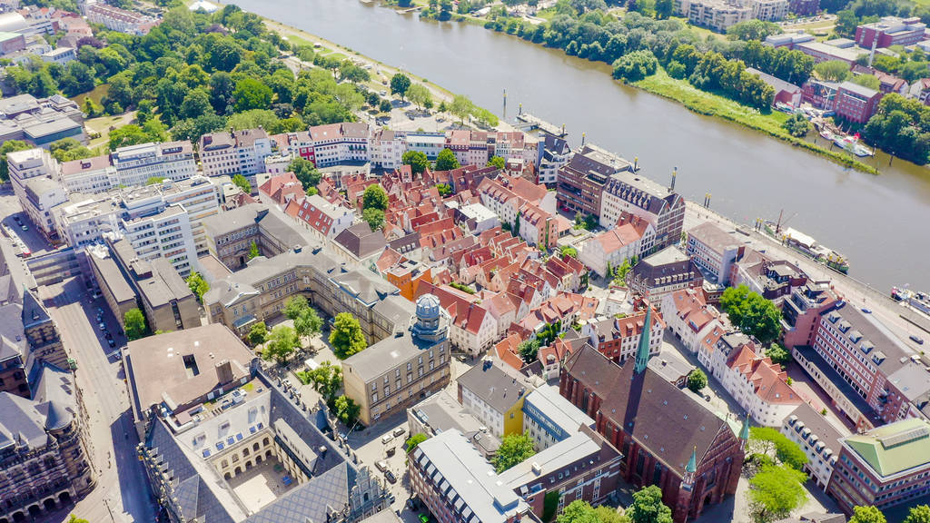 Bremen, Germany. From Bremen Market Square ( Bremer Marktplatz )