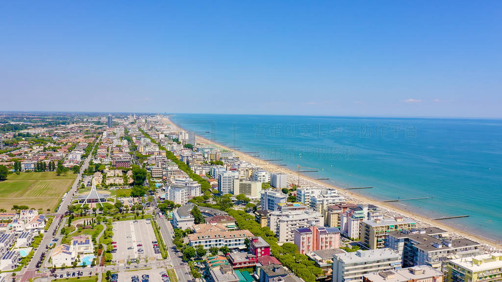 Italy, Jesolo. Lido di Jesolo, or Jesolo Lido, is the beach area