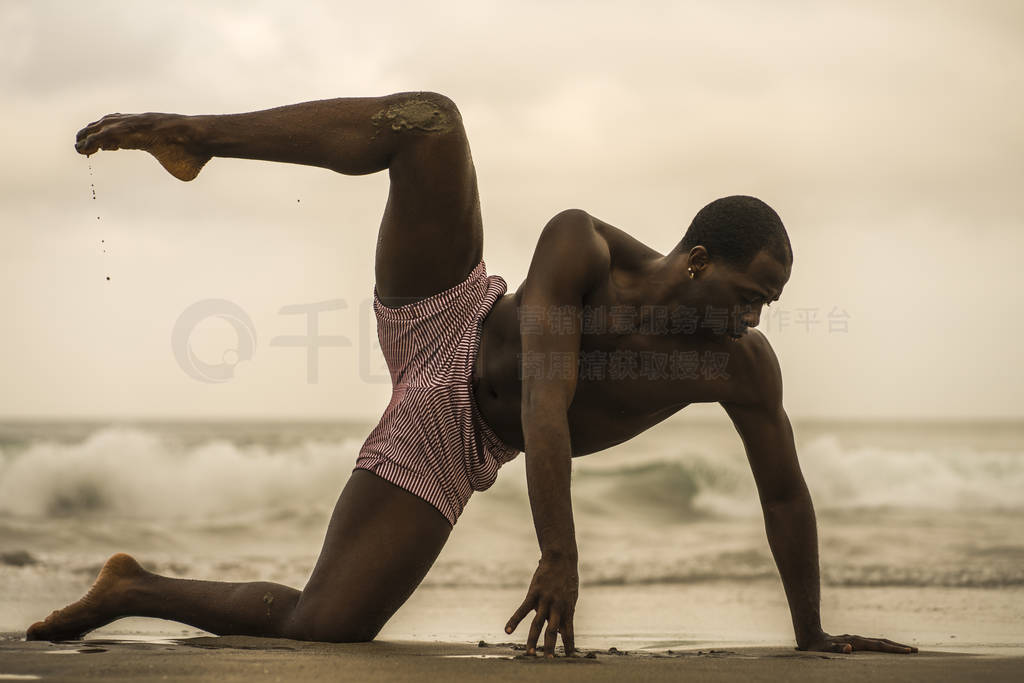 contemporary dance choreographer and dancer doing ballet beach w