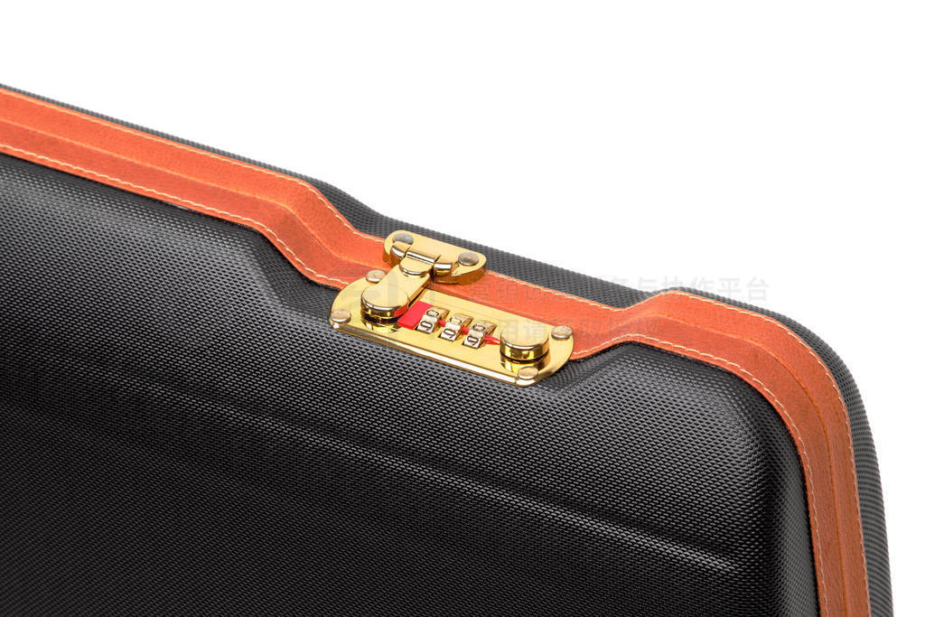 A modern luxury case for weapons with a combination lock. black